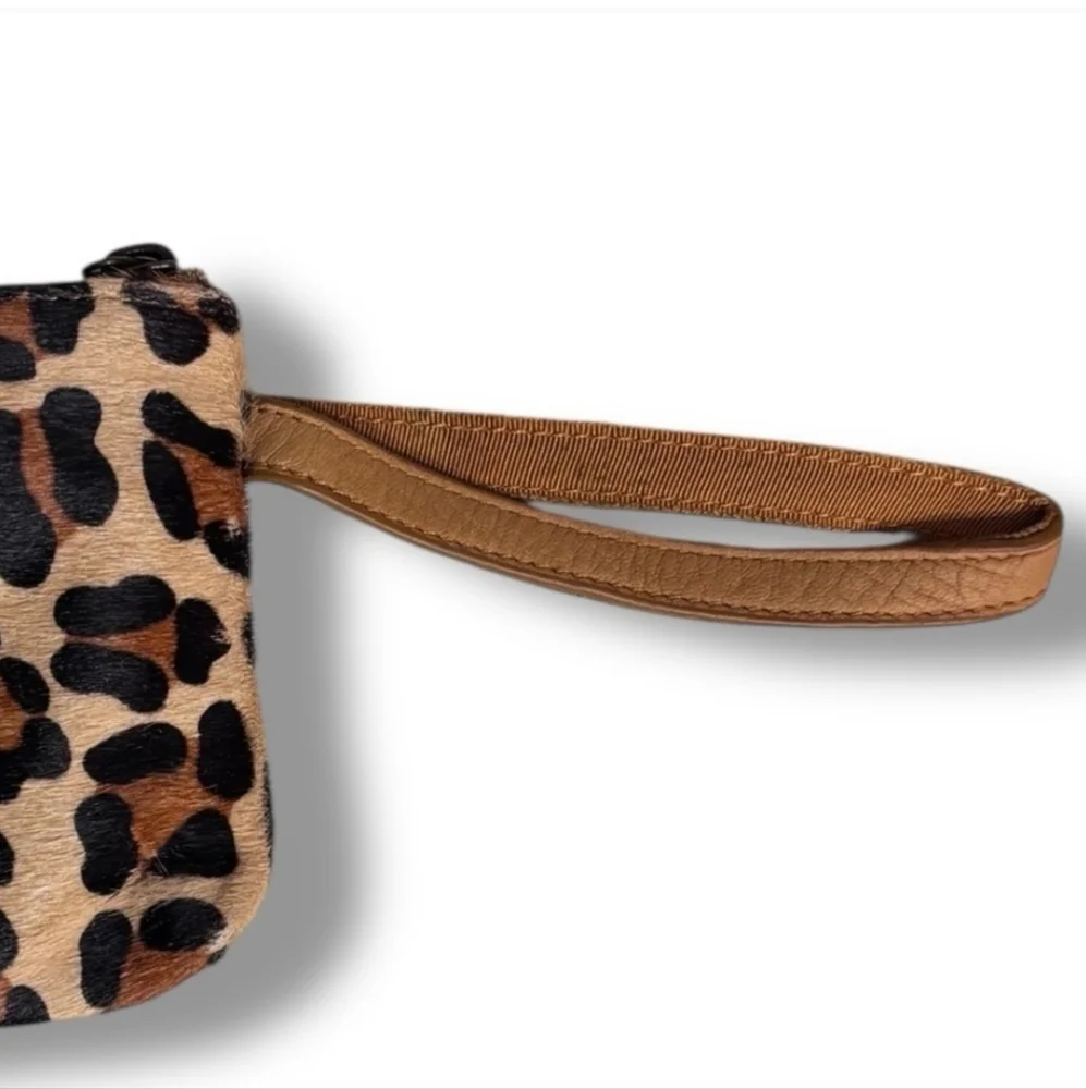 CREWCUTS Leopard Print Calf’s Hair WristletI’m NWT